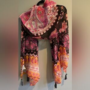 Desigual Foulard Boho Mandalas Colorful Scarf/Wrap